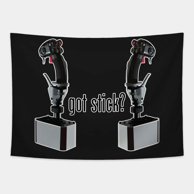 Got Stick V2.0 Tapestry by thenoobifier1337