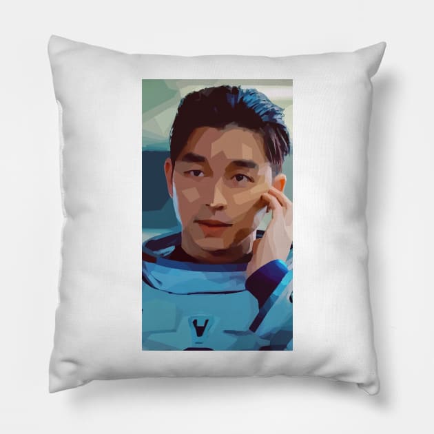 Gong Yoo Astronaut Pillow by Playful Creatives