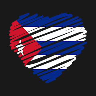 Cuban heart flag T-Shirt