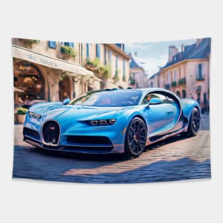 Bugatti in a French village Tapestry