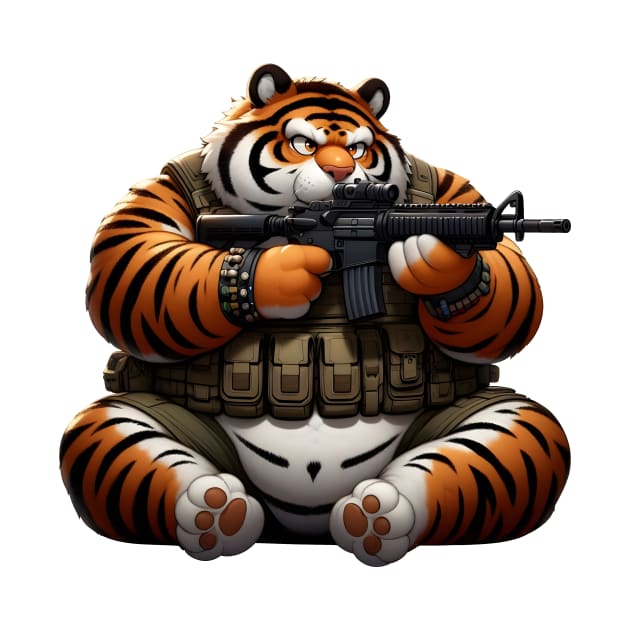 Tactical Tiger by Rawlifegraphic