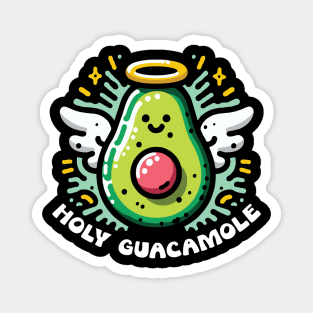 Holy Guacamole Avocado Funny Design Magnet
