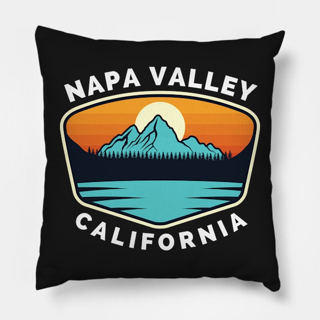 Napa Valley Ski Snowboard Mountain California Napa - Napa Valley California - Travel Pillow by Famgift