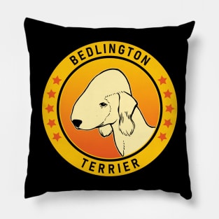 Bedlington Terrier Dog Portrait Pillow