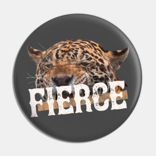 Fierce panthera onca big cat Pin