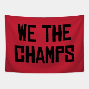 We The Champs - Red Tapestry