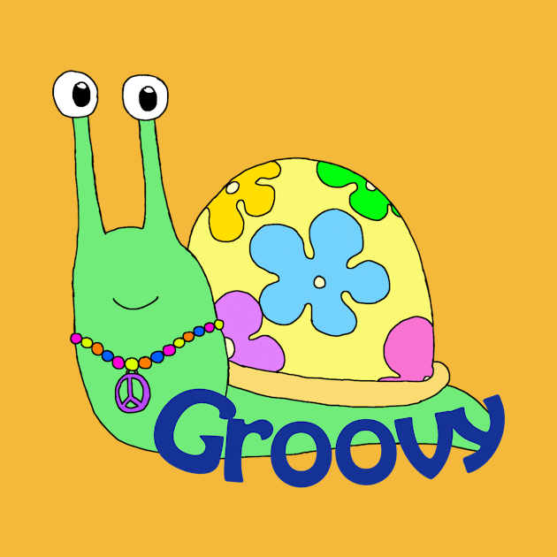 Groovy Snail by SpaceAceKaiju