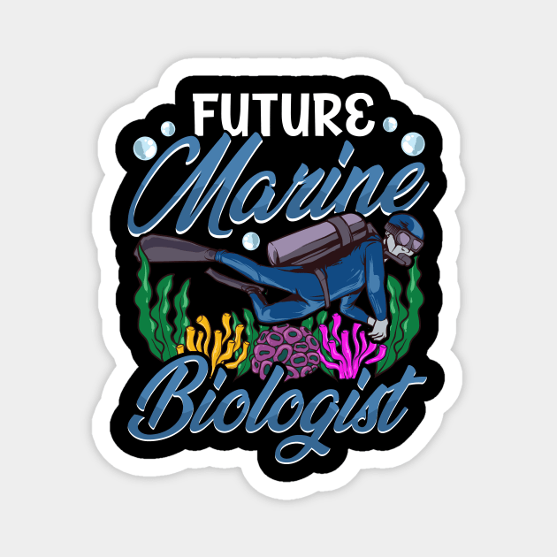 Cute & Funny Future Marine Biologist Biology Magnet by theperfectpresents