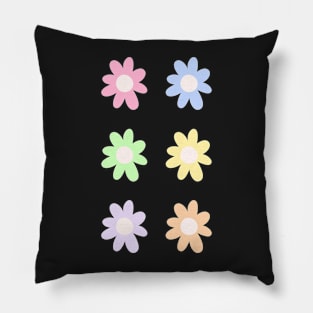 Bib flower softest pastel Pillow