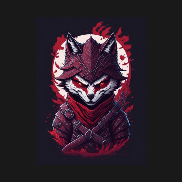 Ninja evil wolf by presstex.ua@gmail.com