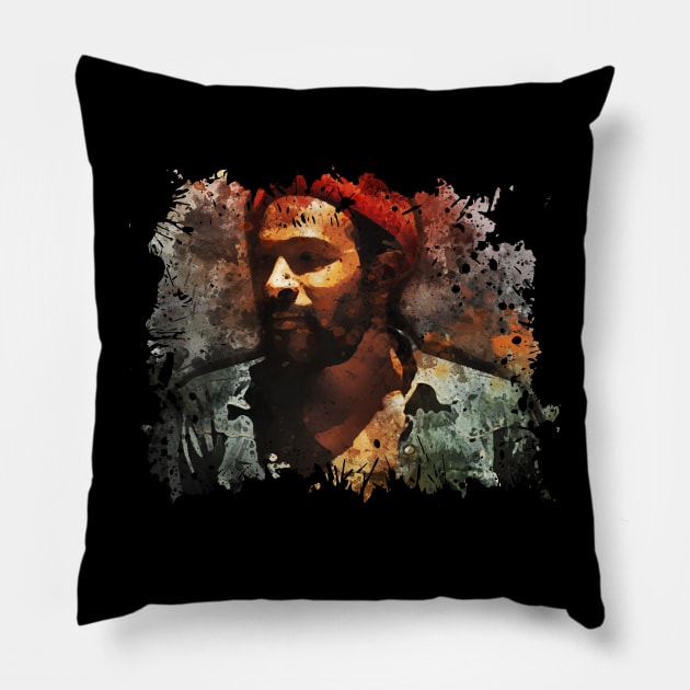 Marvin Gaye - Artistic Painting Pillow by Classic Cassette