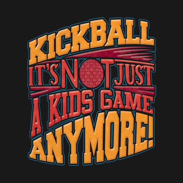 Adult Kickball Player by Shop5Prints