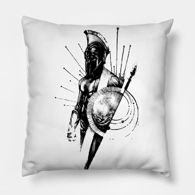 Spartan Pillow by hitext