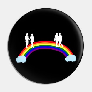 Rainbow bridge (light version) Pin