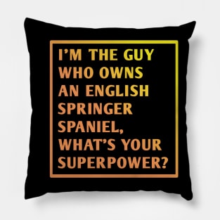 English Springer spaniel Pillow