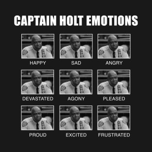 The Many Emotions of Captain Holt T-Shirt