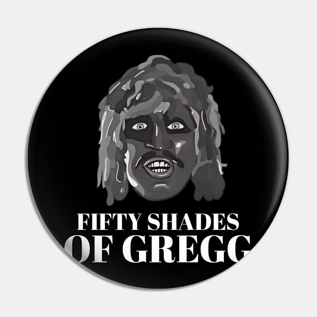 Old gregg t-shirt Pin by Andre design