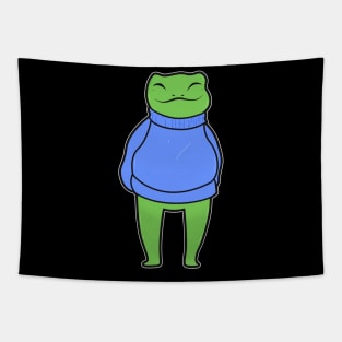 Cute Comic Frog Tapestry