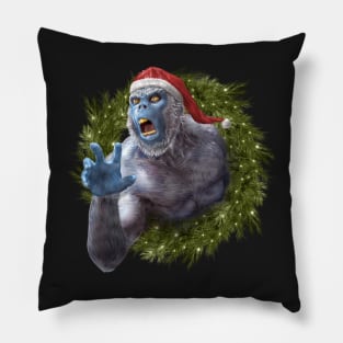 Christmas Yeti Pillow