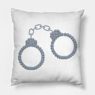 Diamond handcuffs (version 1) Pillow