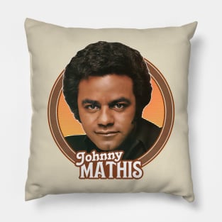 Johnny Mathis -- 70s Retro Fan Art Pillow