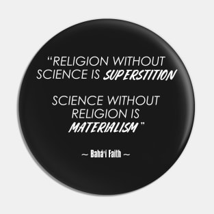 Superstition &amp; Materialism Pin