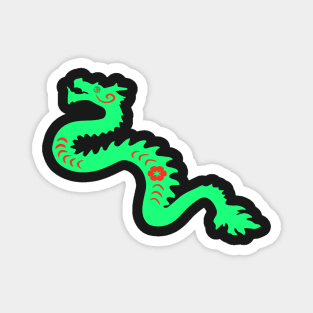 Green Dragon Magnet