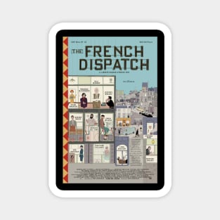 The French Dispatch cinema Magnet