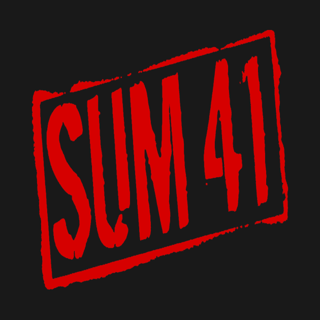 red sum 41 vintage by japan play