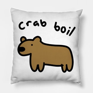 Crab Boil Capy Pillow