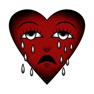 Traditional Crying Heart T-Shirt