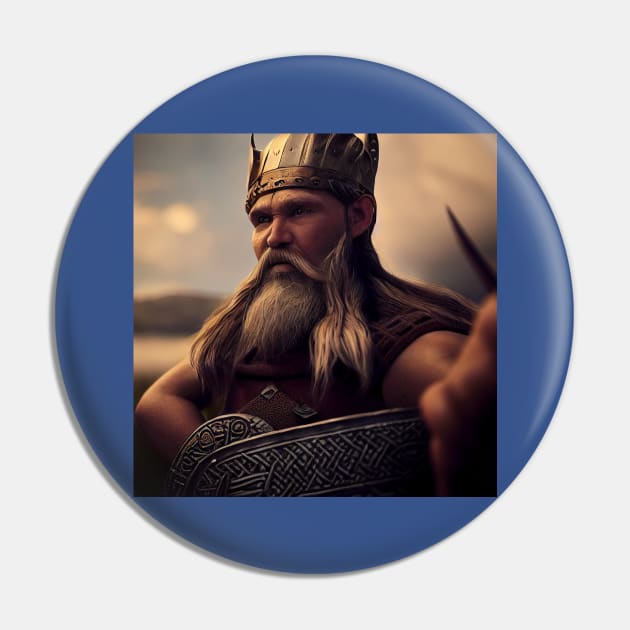 Viking Raider Pin by Grassroots Green