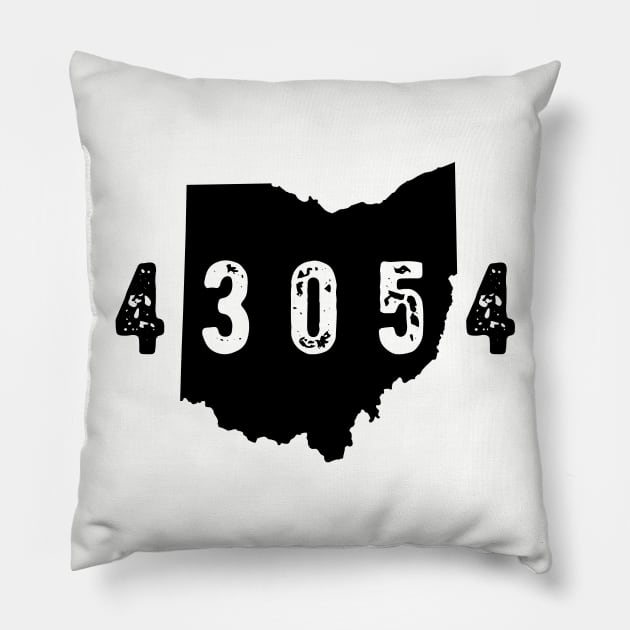 43054 Zip Code New Albany Ohio Columbus Pillow by OHYes