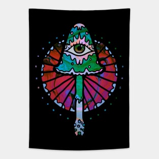 Third Eye Shroom 2077 Tie Dye Tapestry
