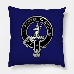 Clan Davidson Crest & Tartan Pillow