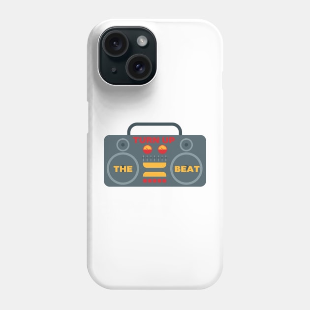 Turn up the beat. Phone Case by lakokakr