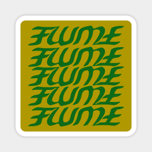 Hi This Is Flume Logo Multi-Coloured 2 Magnet