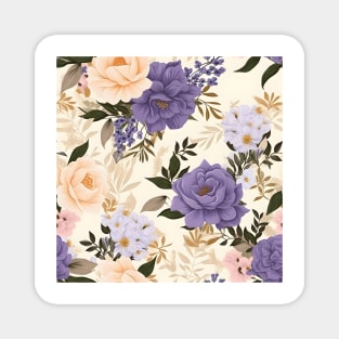 Wedding Flowers Pattern 8 Magnet