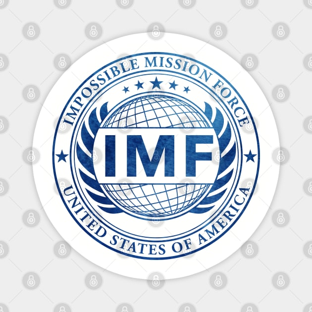 IMF - Impossible Mission Force (BLUE) Magnet by cameronklewis