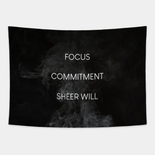 John Wick - Focus, Commitment, Sheer Will Tapestry