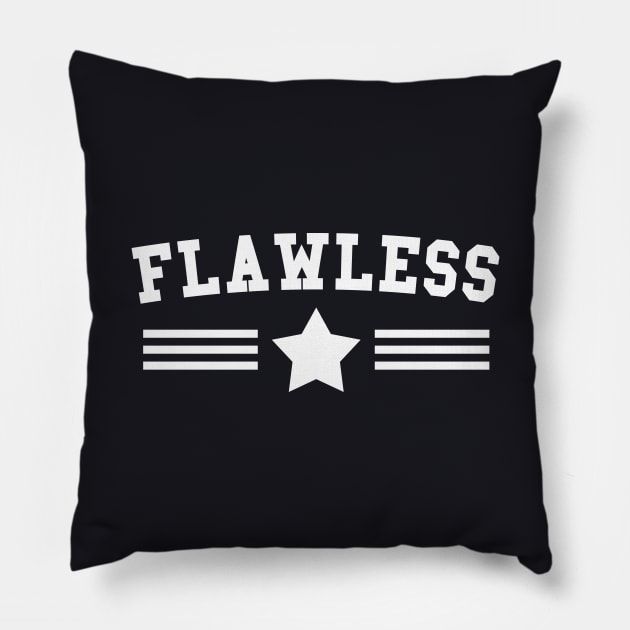 Flawless beauty and self-confidence Pillow by Foxxy Merch