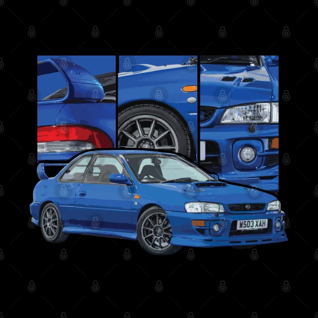 gc8 p1 art car rally graphic spoiler forged by cowtown_cowboy