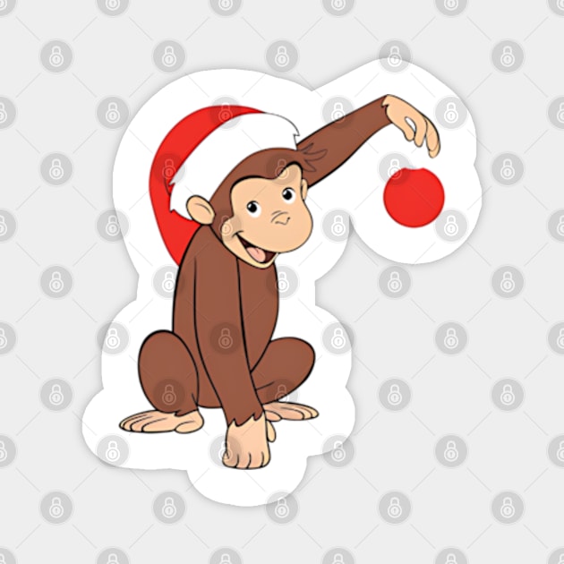 Curious George Natal Magnet by NobleNotion