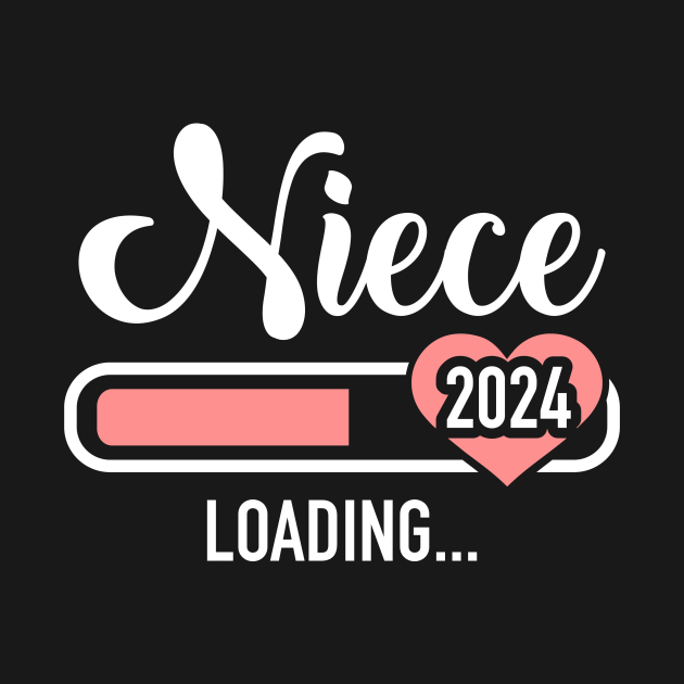 Niece 2024 loading for pregnancy announcement Niece 2024 TShirt
