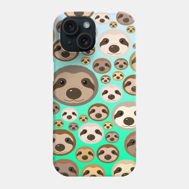 Even more Sloths! Phone Case by Danion