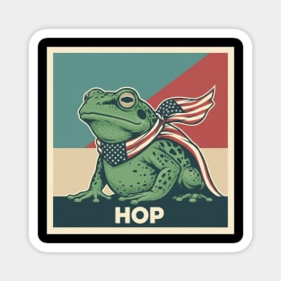 Portland Frog Hop Magnet