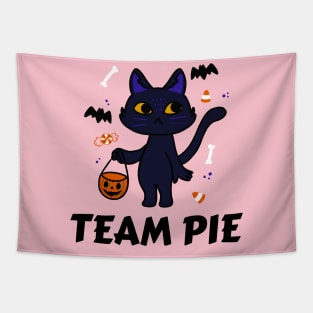 Team Pie Pumpkin Pie Thanksgiving Halloween Tapestry