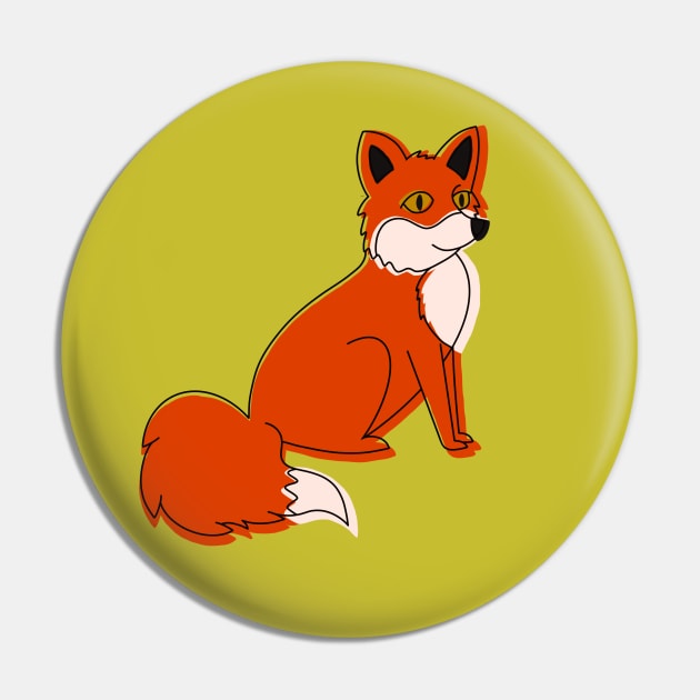 Fox Pin by Obstinate and Literate