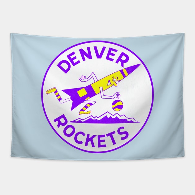 DEFUNCT - DENVER ROCKETS BASKETBALL Tapestry by LocalZonly