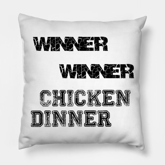 WWinner, Winner, Chicken Dinner | Thanksgiving 2021 Pillow by Medotshirt